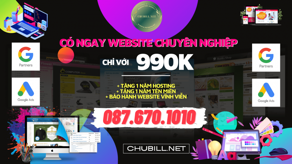 990k - Có ngay website chuyên nghiệp, bùng nổ doanh số